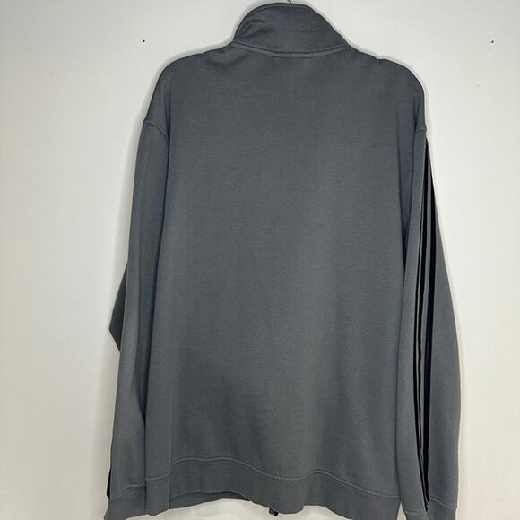 Adidas Men's USED Gray Black Track Jacket Zip Up, Size XL - Picture 5 of 9